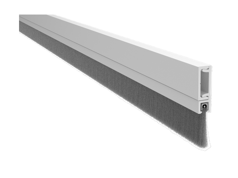 Nylon brush commercial door sweep