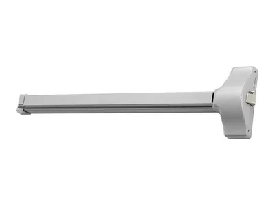 Rim exit device with push bar