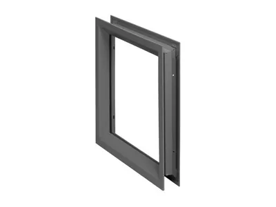 Steel door window lite frame