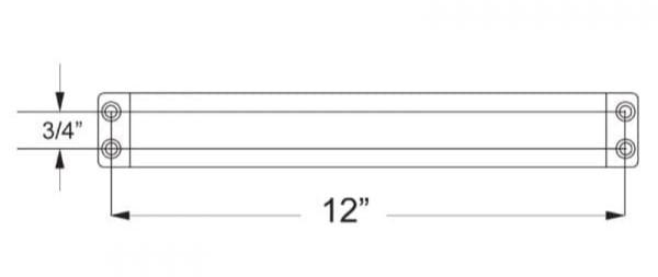Accentra 2701 Door Closer Hole Pattern