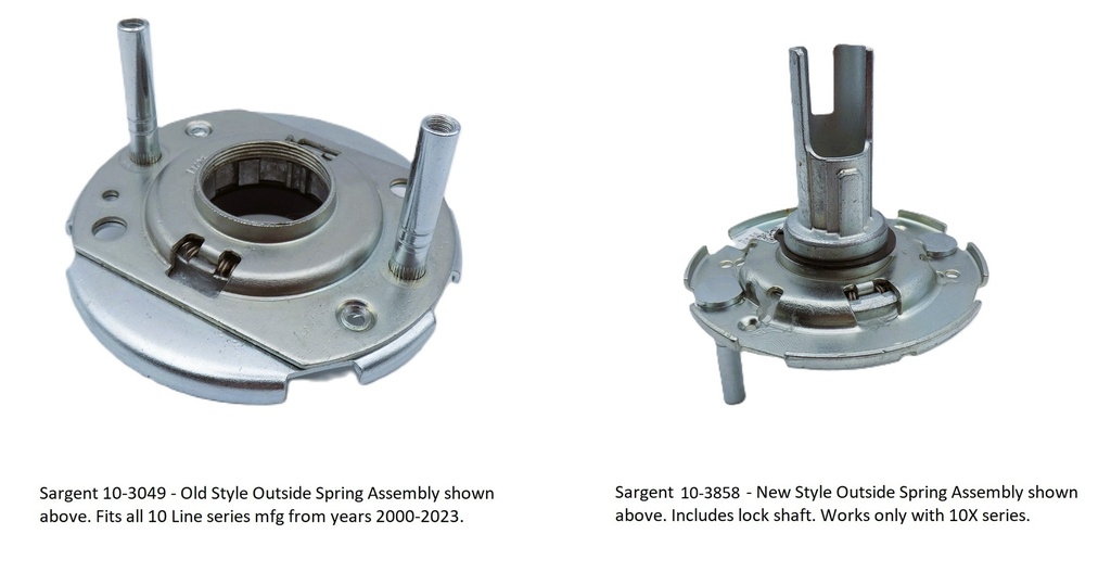 Sargent 10-3858 Outside Rose Spring Assembly