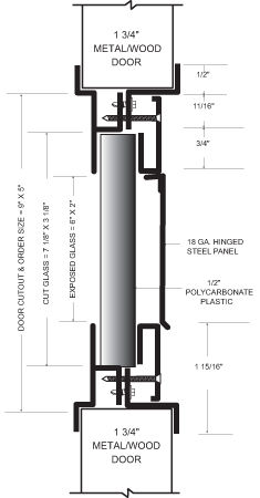 NGP L-VGLF-WD Line Drawing
