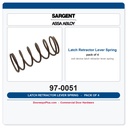 Sargent 97-0051 previous card
