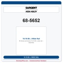 Sargent 68-5652 previous card