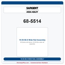 Sargent 68-5514 previous card