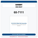 Sargent 68-7111 previous card