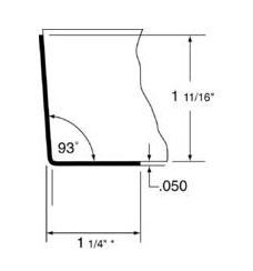 Rockwood 305 US32D Beveled Door Edge