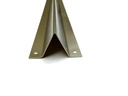Rockwood BFRC12 Vertical Rod Cover, US32D Stainless Steel