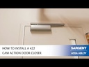 Sargent 422 CTHB2 Cam Action Door Closer with Non Hold Open Track Arm, Push or Pull Side Application