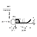 Pemko 297AS Jamb Weatherstrip Mill Aluminum with Silicone Insert, 1/4" x 13/16" for 3'0" x 7'0" Opening