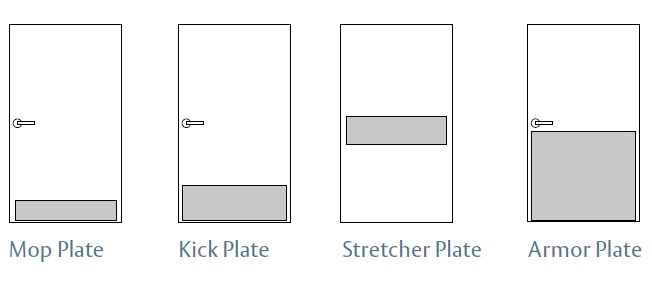 Rockwood K1050 10" High Kick Plate | Stainless Steel US32D Satin Finish