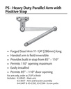 Sargent 1431 PS Door Closer with Heavy Duty Parallel Arm with Positive Stop