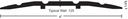 NGP 413 4" Saddle Threshold Line Drawing