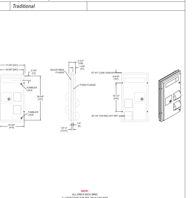 ASI 10-0481 Line Drawing
