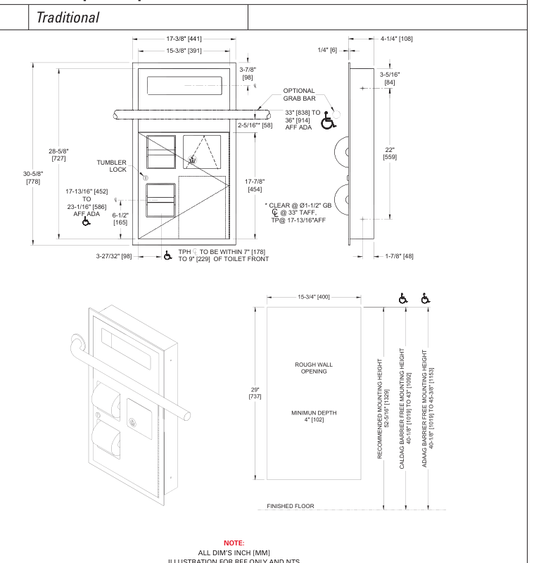 ASI 10-0482-R Line Drawing