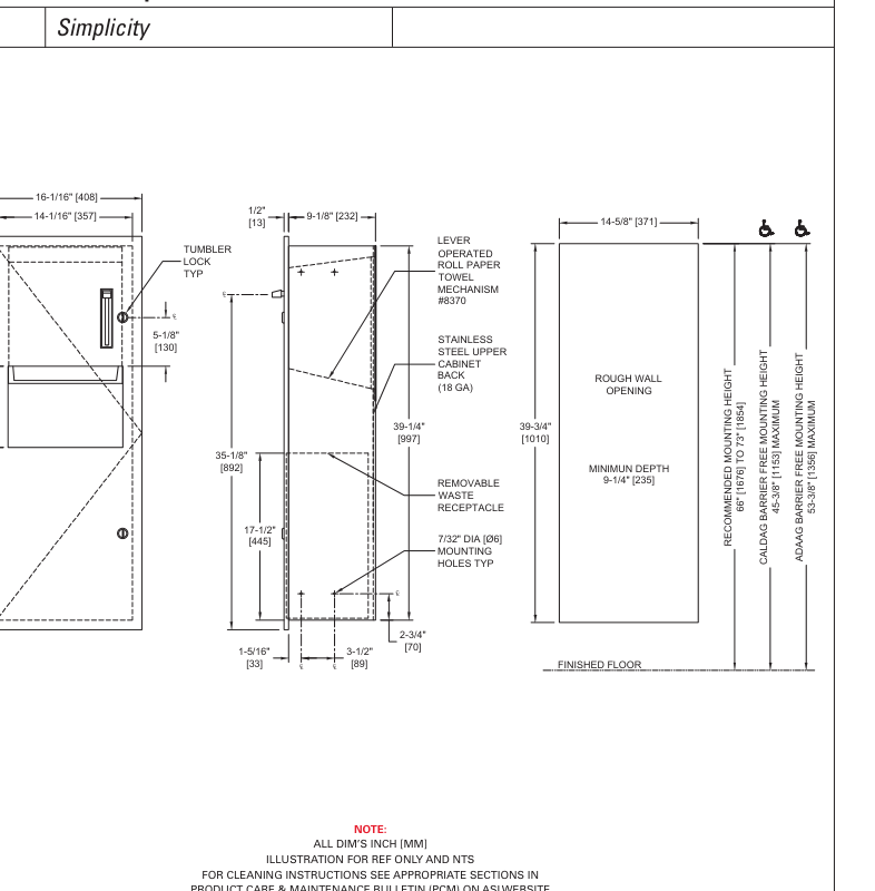ASI 10-64696 Line Drawing