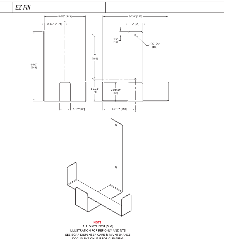 ASI 10-0390-BR Line Drawing