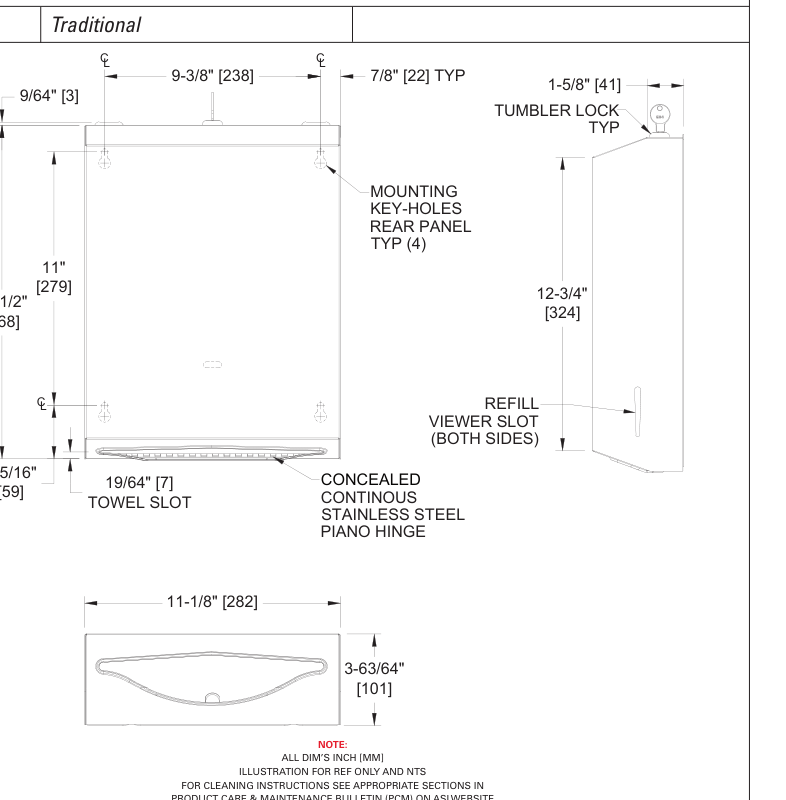 ASI 10-0210 Line Drawing