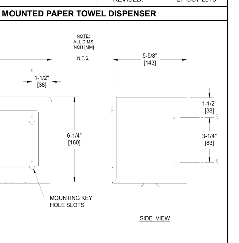 ASI 10-0245-SS Line Drawing