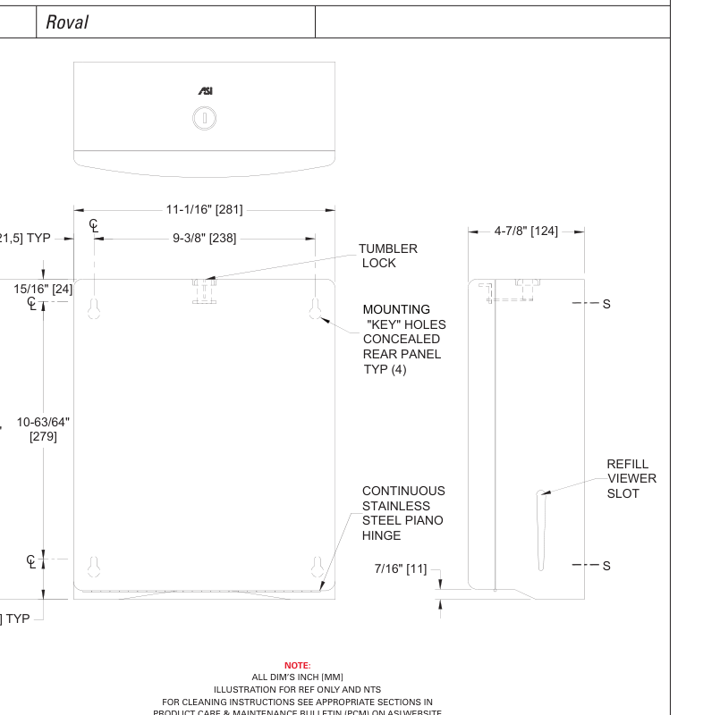 ASI 10-20210 Line Drawing