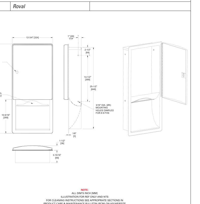 ASI 10-20452 Line Drawing