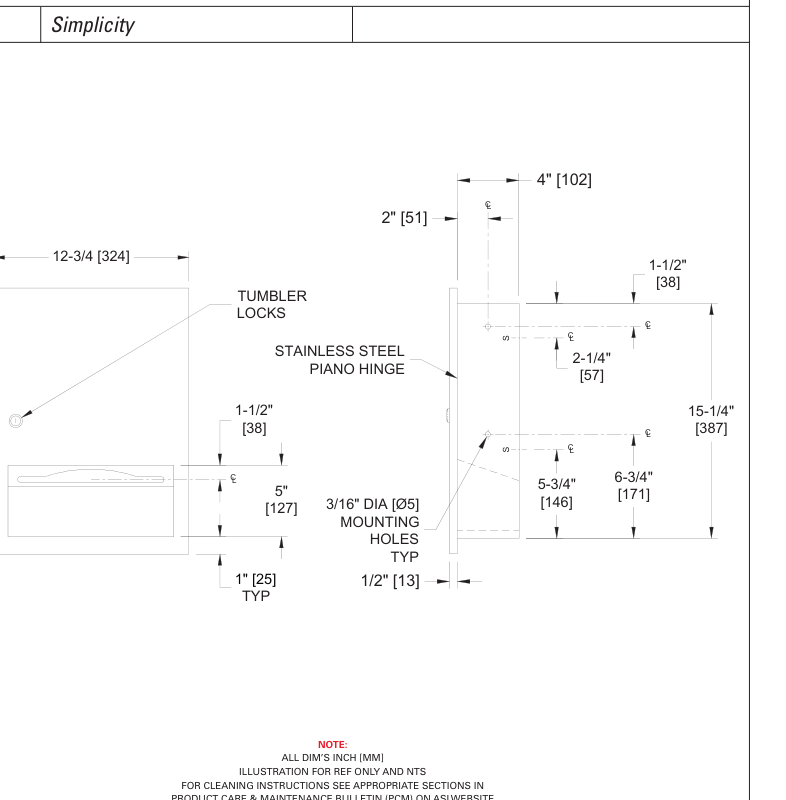 ASI 10-6457 Line Drawing