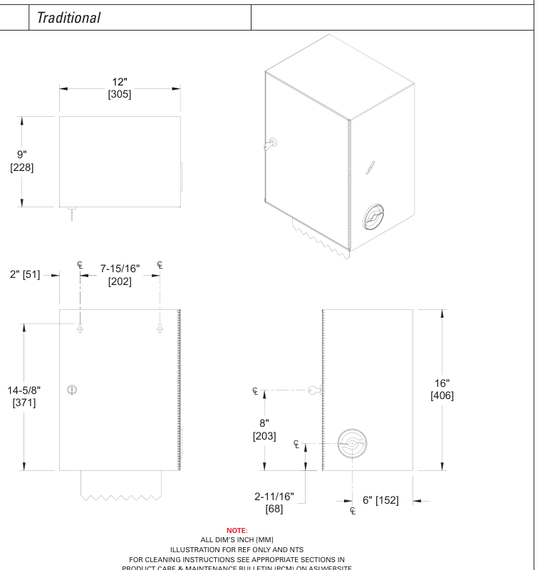 ASI 10-8524 Line Drawing