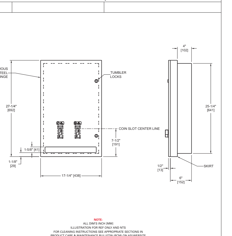 ASI 10-0468-50 Line Drawing