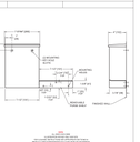 ASI 10-0852-SH Line Drawing