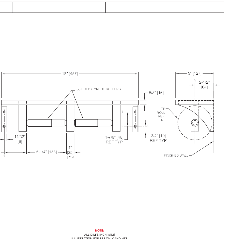 ASI 10-0697-GAL Line Drawing