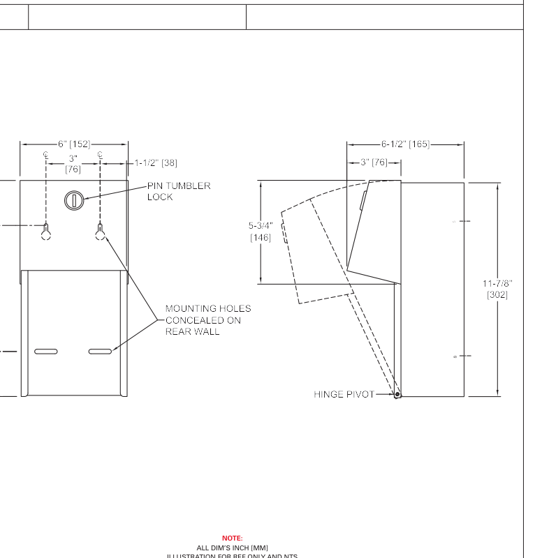 ASI 10-0030 Line Drawing