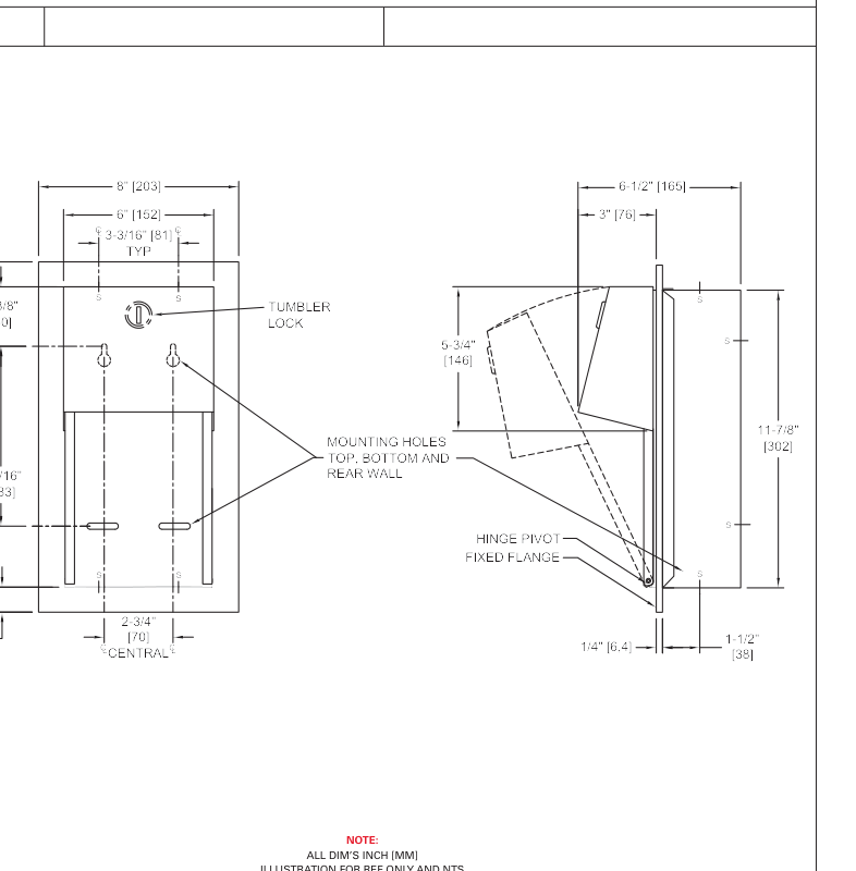 ASI 10-0031 Line Drawing