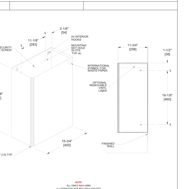 ASI 10-0825 Line Drawing