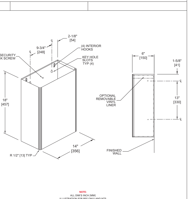 ASI 10-0828 Line Drawing