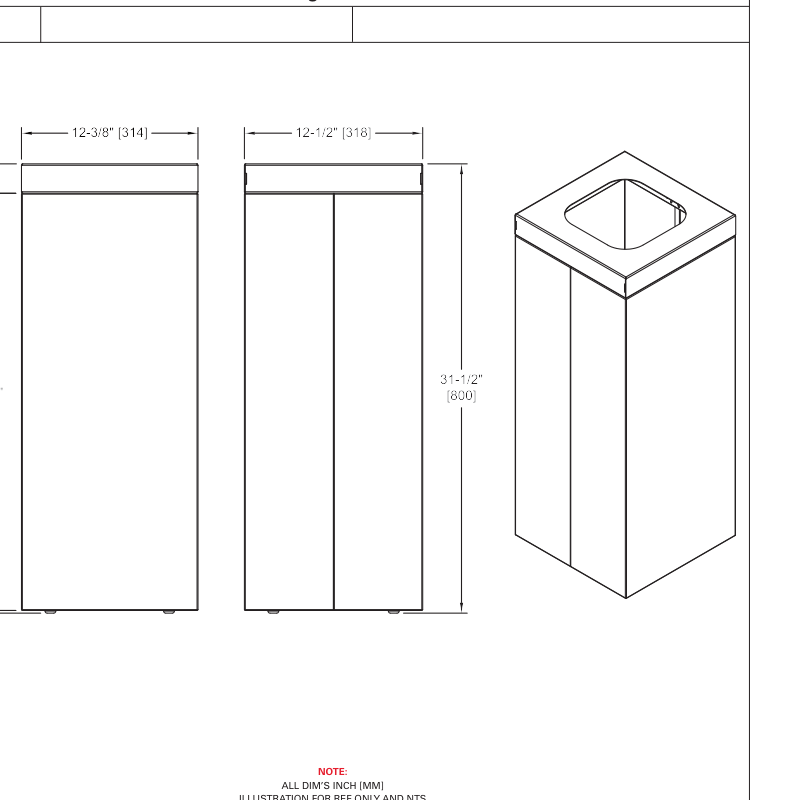 ASI 10-0839 Line Drawing