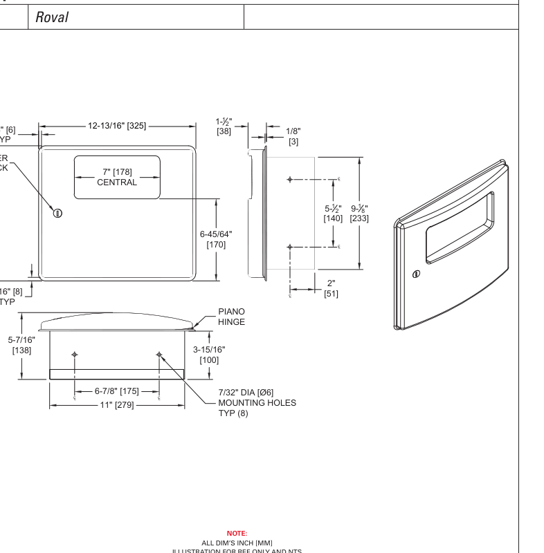 ASI 10-20470 Line Drawing