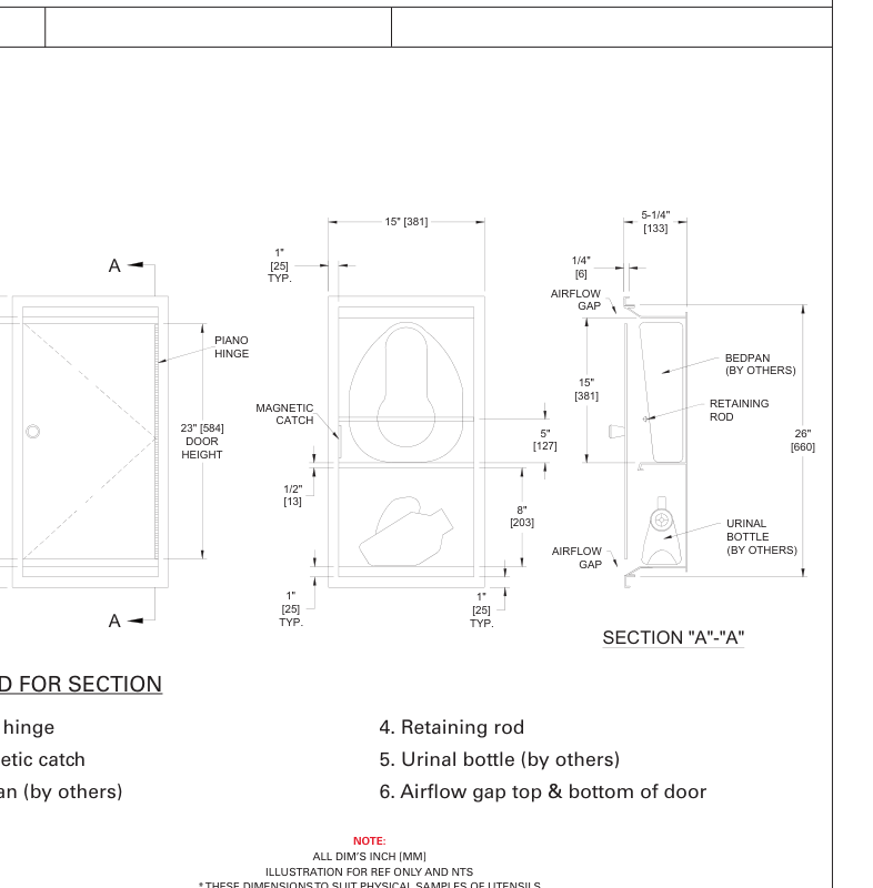 ASI 10-0551 Line Drawing