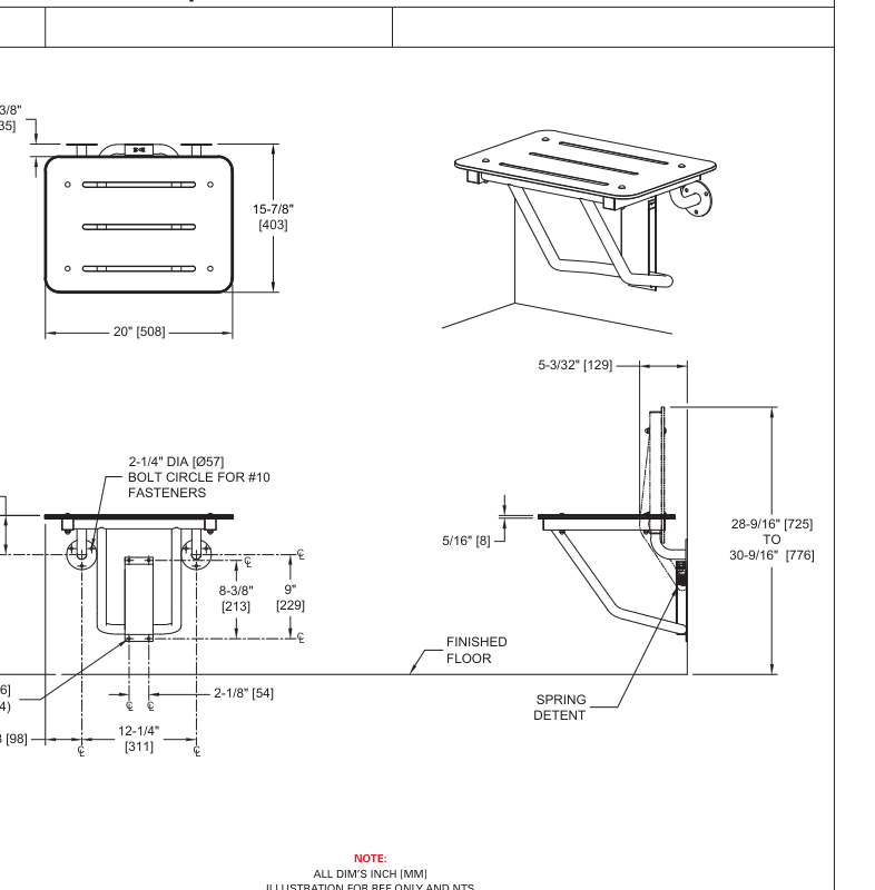 ASI 10-8203-20 Line Drawing