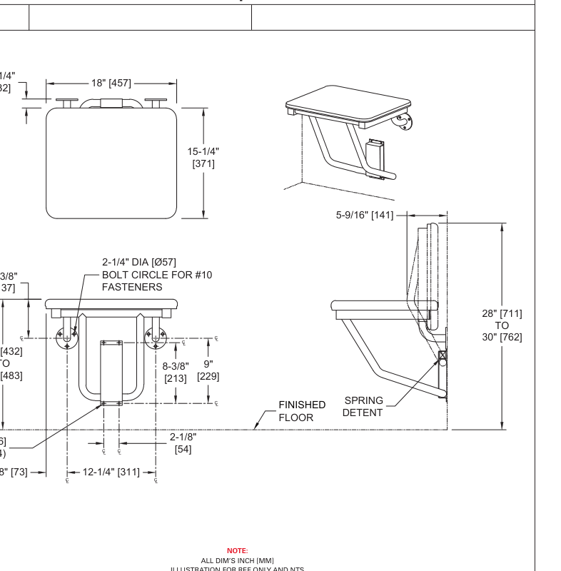 ASI 10-8204 Line Drawing