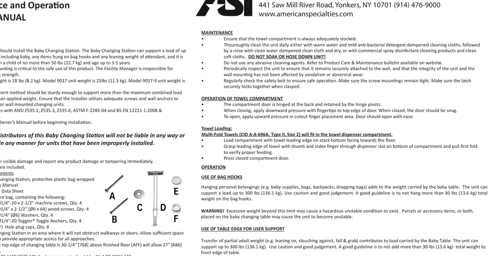 ASI 10-9015 Line Drawing