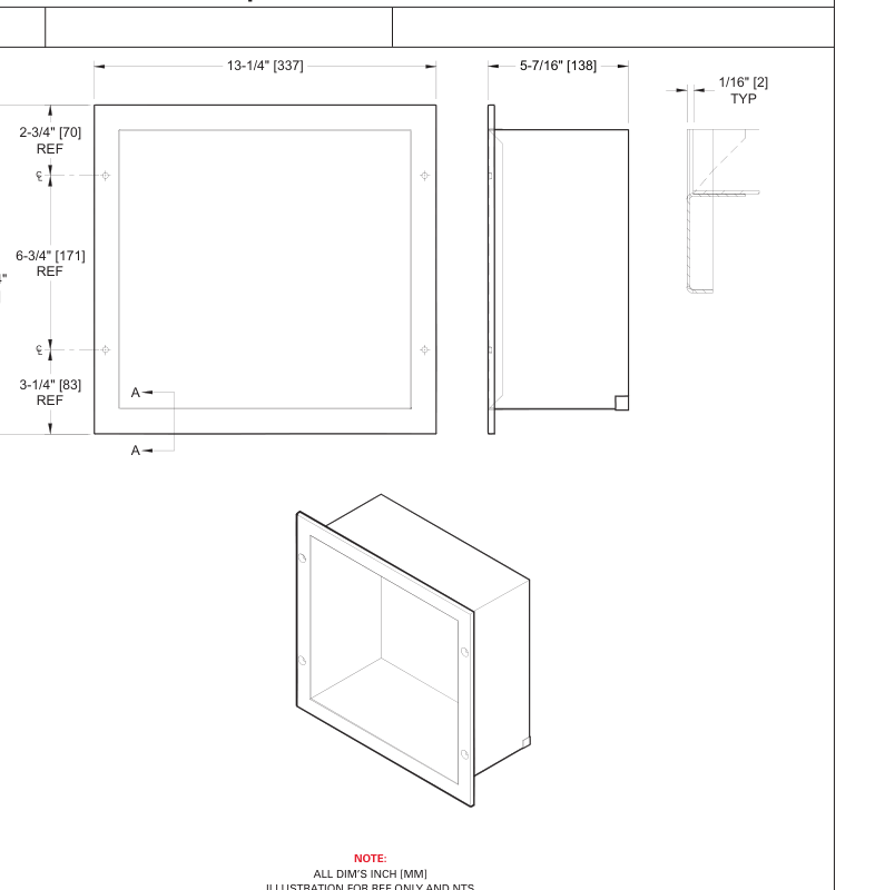 ASI 10-8155 Line Drawing