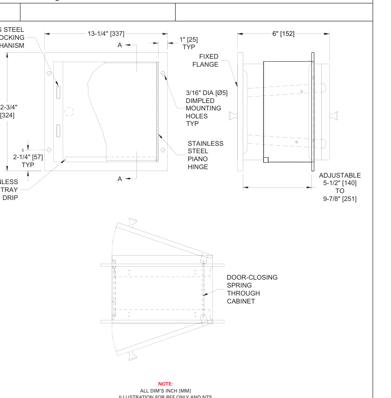 ASI 10-8156 Line Drawing