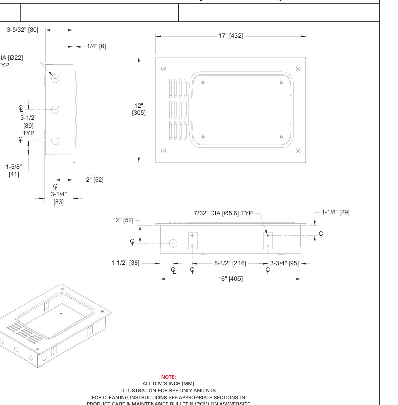 ASI 10-0119 Line Drawing