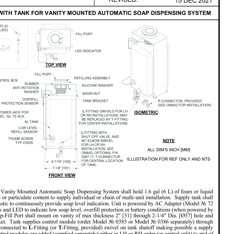 ASI 10-0387 Line Drawing