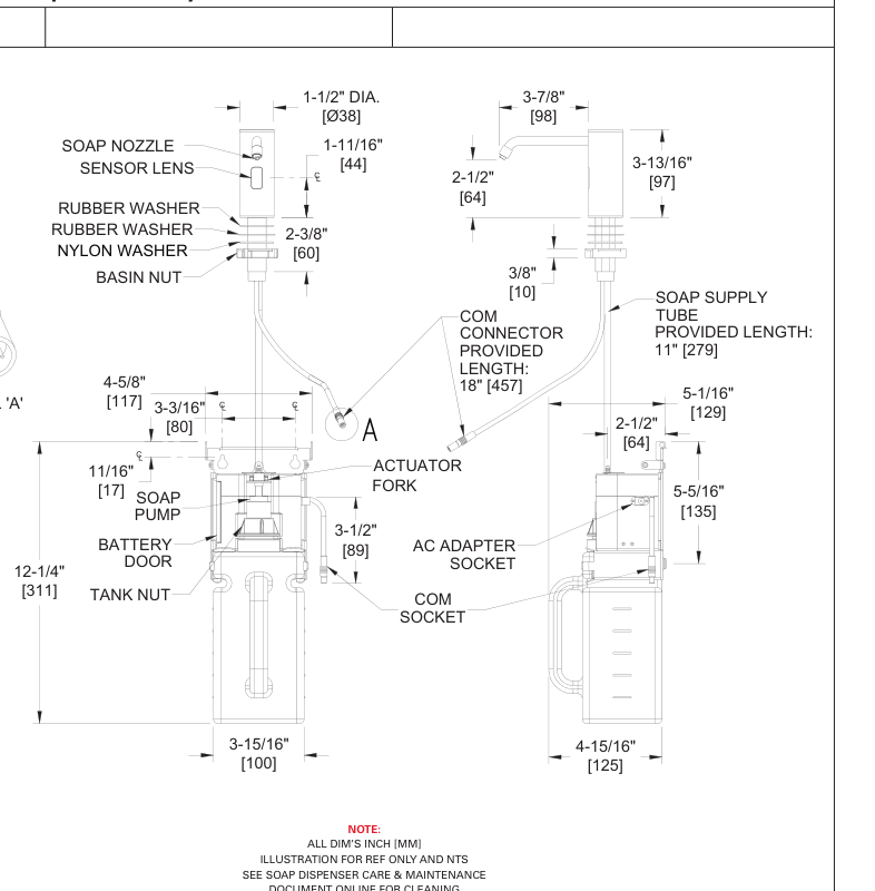 ASI 10-0334-S Line Drawing