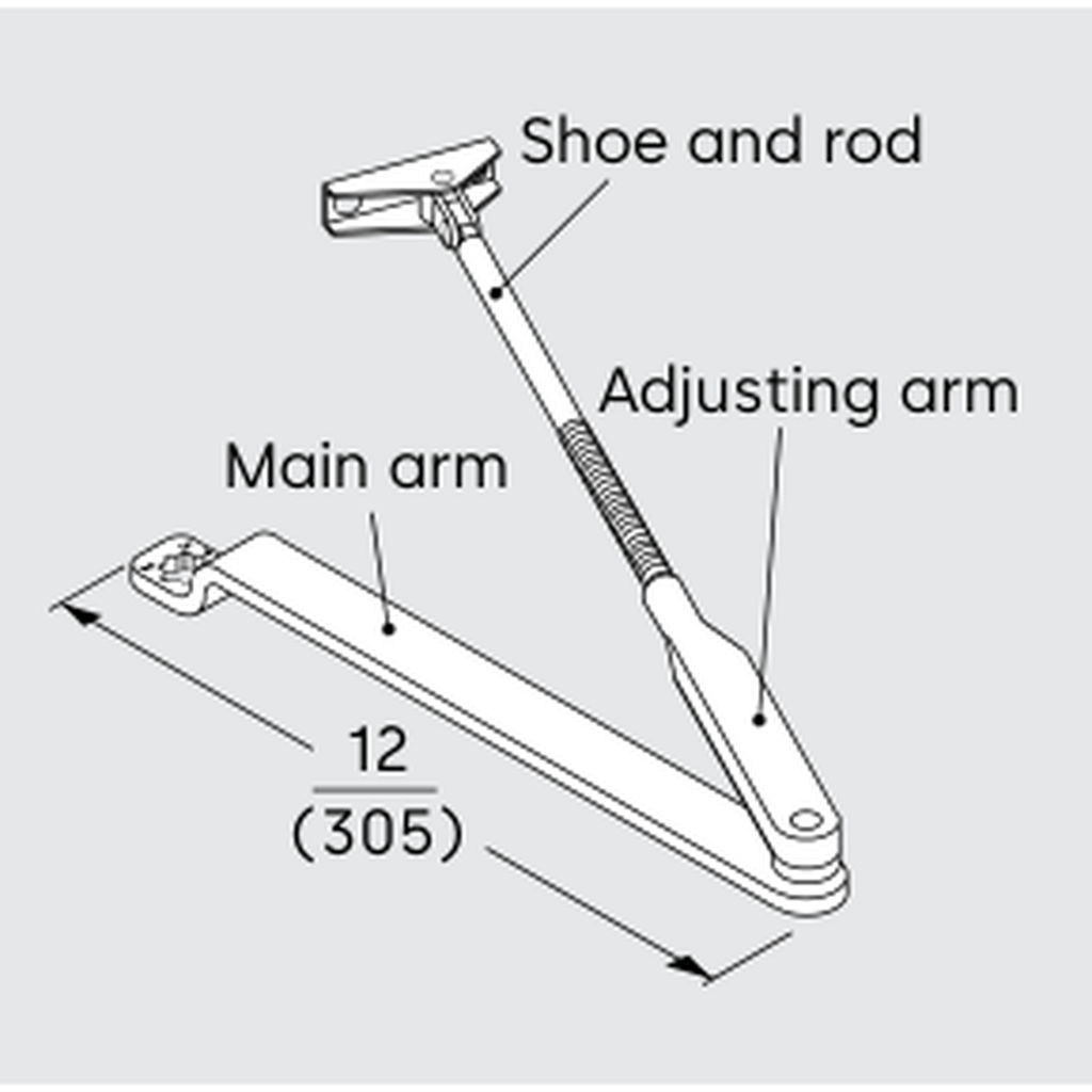 Dorma 7400 ARP Round Form Arm