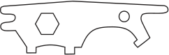 Bobrick 24-17 Line Drawing