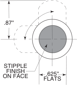 Bobrick 2621-8 Line Drawing