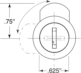 Bobrick 388-42 Line Drawing