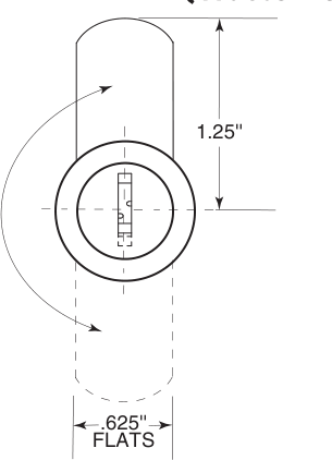 Bobrick 3944-41 Line Drawing